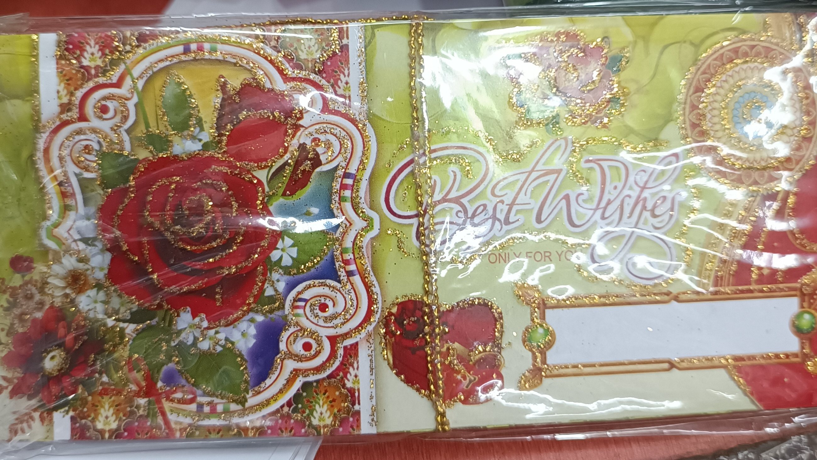 DHAGA GLITTER ENVELOPE/LIFAFA,5PC