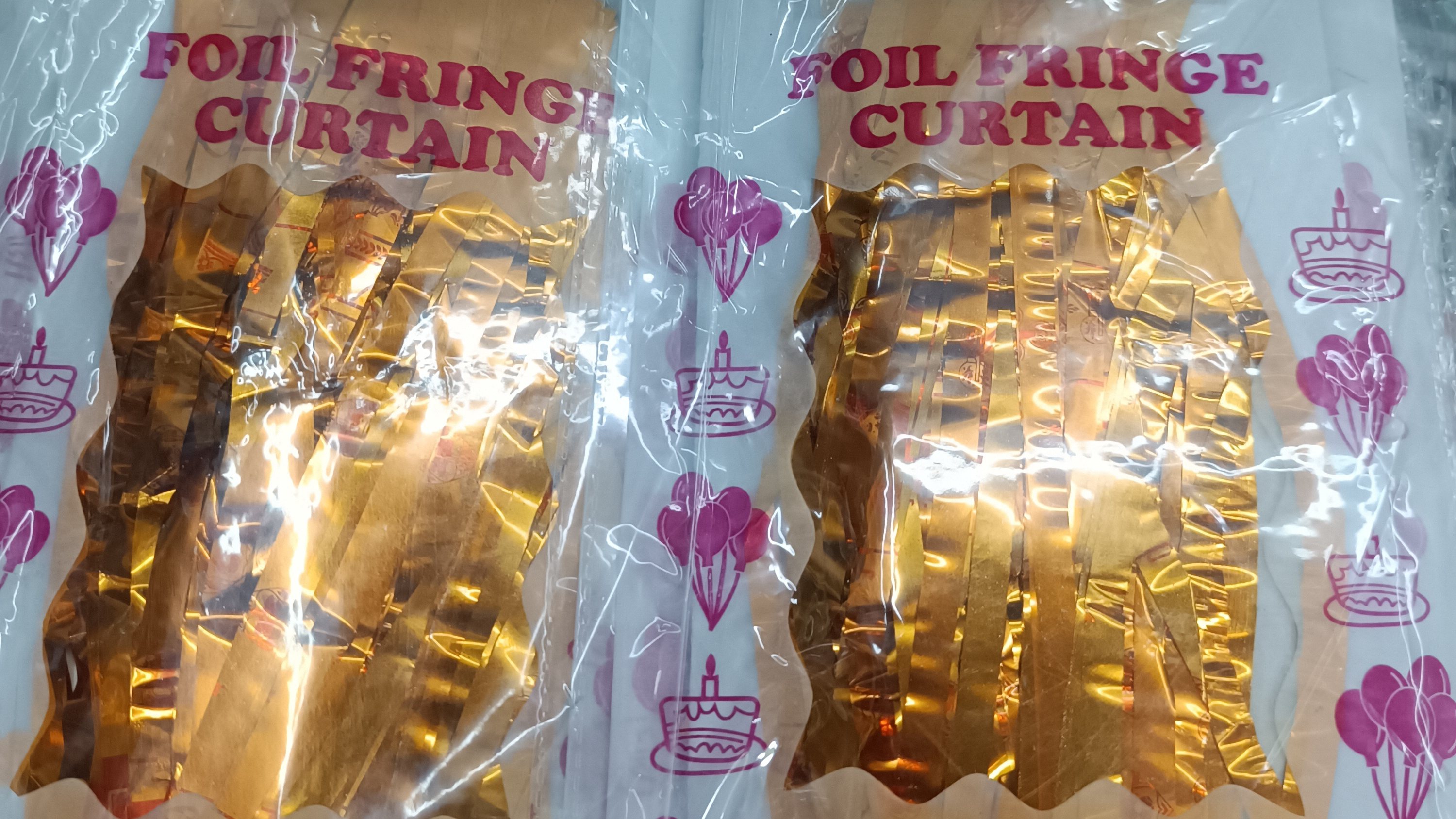 JHALER FOIL FIRANGI CURTAIN, 10PC